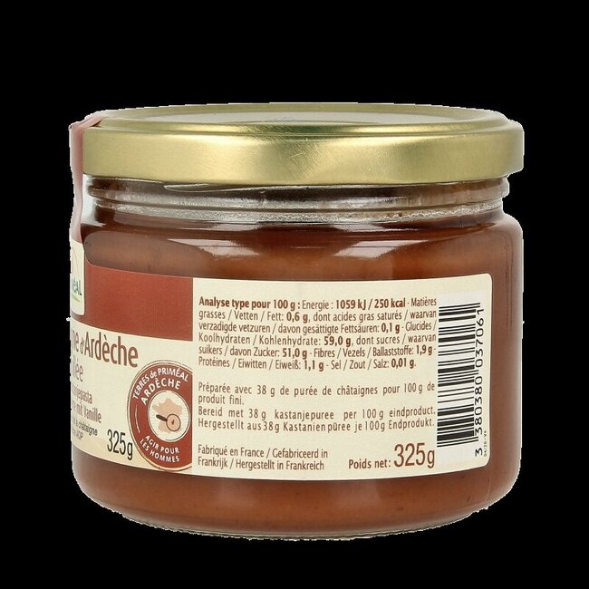 Priméal Crème de marrons vanille bio 325 g