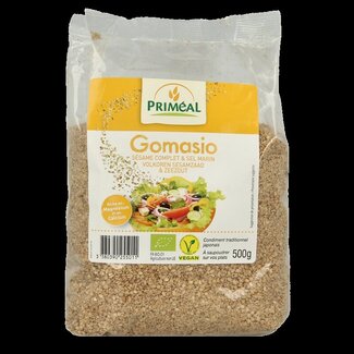 Primeal Primeal Gomasio graines de sésame complet et sel marin bio 500 Grammes