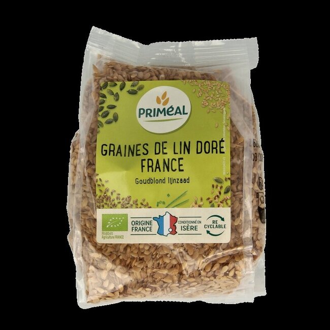 Lijnzaad goud bio 250 Gram