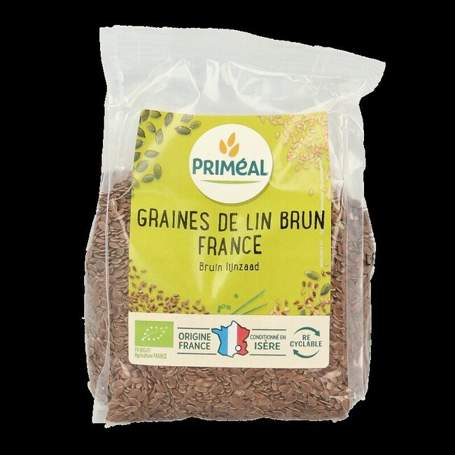 Lijnzaad bruin bio 250 Gram