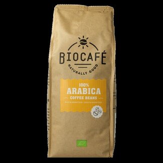 Biocafe Biocafe Koffiebonen arabica bio 500 Gram