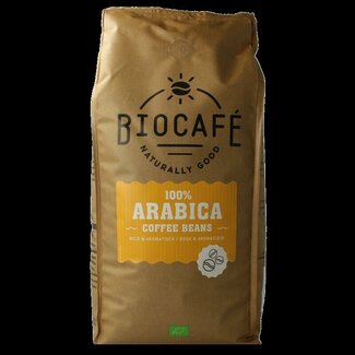Biocafe Biocafe Koffiebonen arabica bio 1 Kilogram