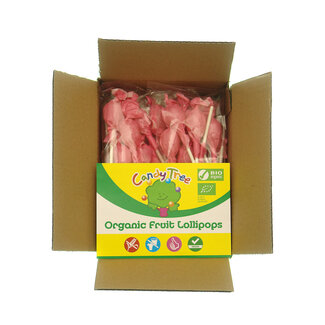 Candy Tree Candy Tree Sucettes à la framboise recharge 42 pièces