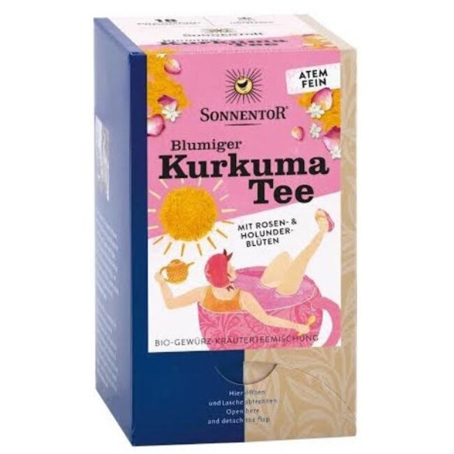 Bloemige kurkuma thee bio 18 Zakjes