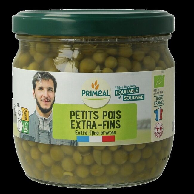 Doperwten extra fijn bio 330 Gram