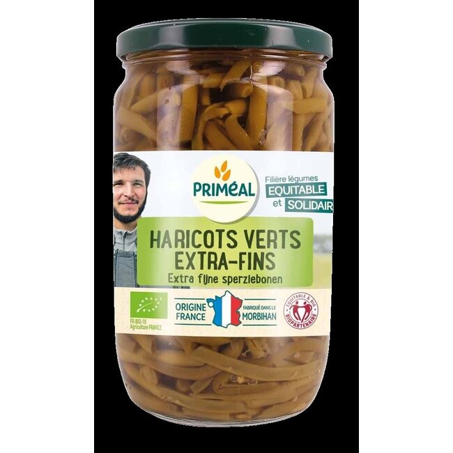 Haricots verts sperziebonen extra fijn bio 660 Gram