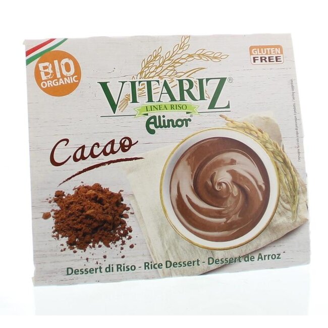 Rice dessert chocolade 4x 100 gram bio 400 Gram