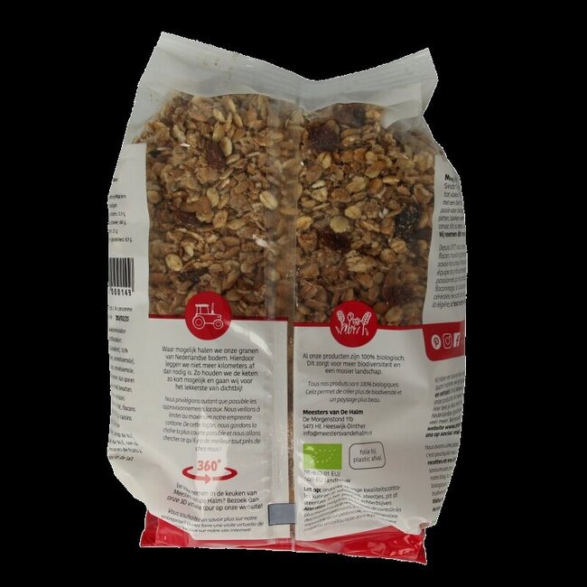 De Halm Muesli croustillant aux raisins bio 500 g
