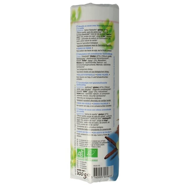 Bisson Choco Bisson cacao vanille bio 300 g