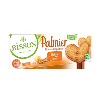 Bisson Palmier bladerdeegkoekjes bio 100 Gram