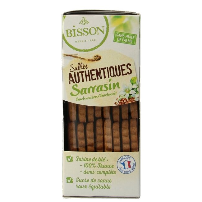Zandkoekjes boekweit authentiek bio 175 Gram