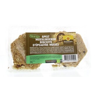 Zonnemaire Zonnemaire Spelt mueslikoeken bio 240 Gram