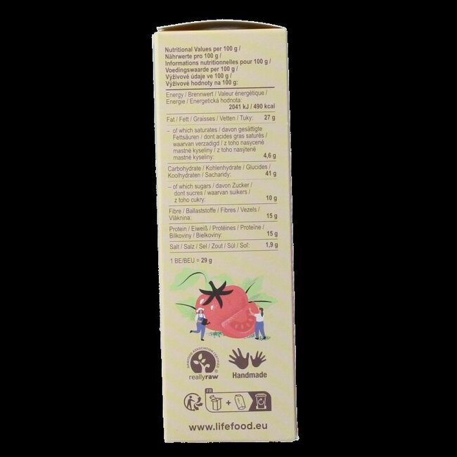 Lifefood Life crackers italiens raw bio 90 g