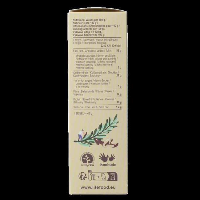 Lifefood Life crackers romarin raw bio 90 g