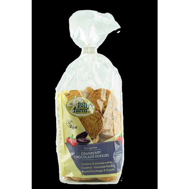 Cranberry choco cookies bio 175 Gram