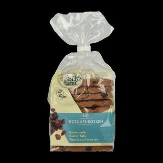 Billy's Farm Billy's Farm Rozijnenkoeken bio 230 Gram