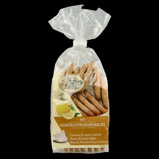 Billy's Farm Billy's Farm Kokos citroenkoekjes bio 175 Gram