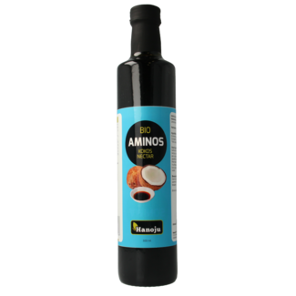 Hanoju Hanoju Aminos kokosnoot nectar bio 500 Milliliter