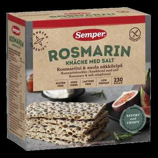 Semper Semper Knäckebröd romarin et sel sans gluten 230 g