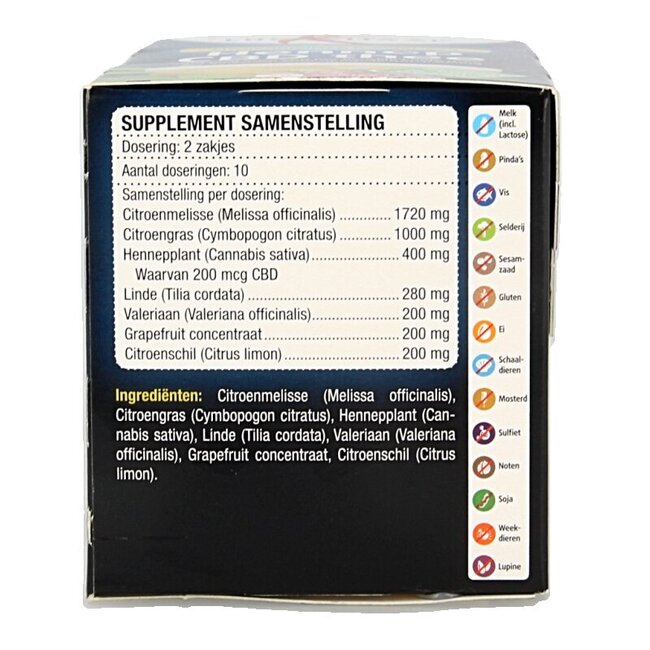 Lucovitaal Thé au Chanvre CBD 20 Sachets