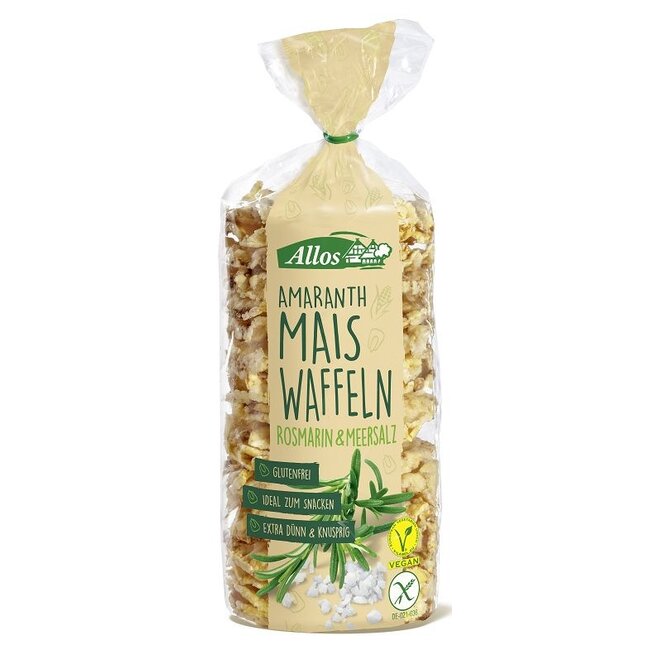 Amarant maiswafels rozemarijn bio 100 Gram