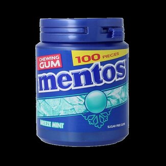 Mentos Mentos Gum Breeze Mint 100 pièces