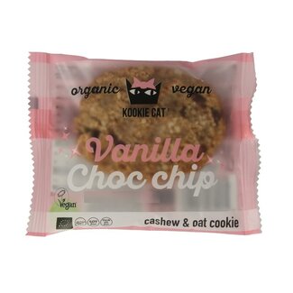Kookie Cat Kookie Cat Vanilla chocolate chip bio 50 Gram