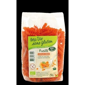 Ma Vie Sans Fusilli van rode linzen glutenvrij bio 250 Gram