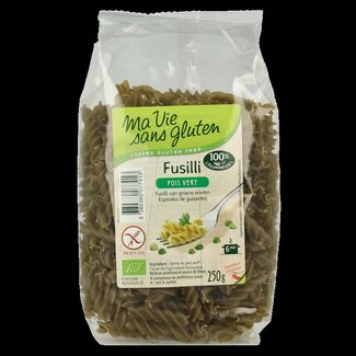 Ma Vie Sans Ma Vie Sans Fusilli van groene erwten glutenvrij bio 250 Gram