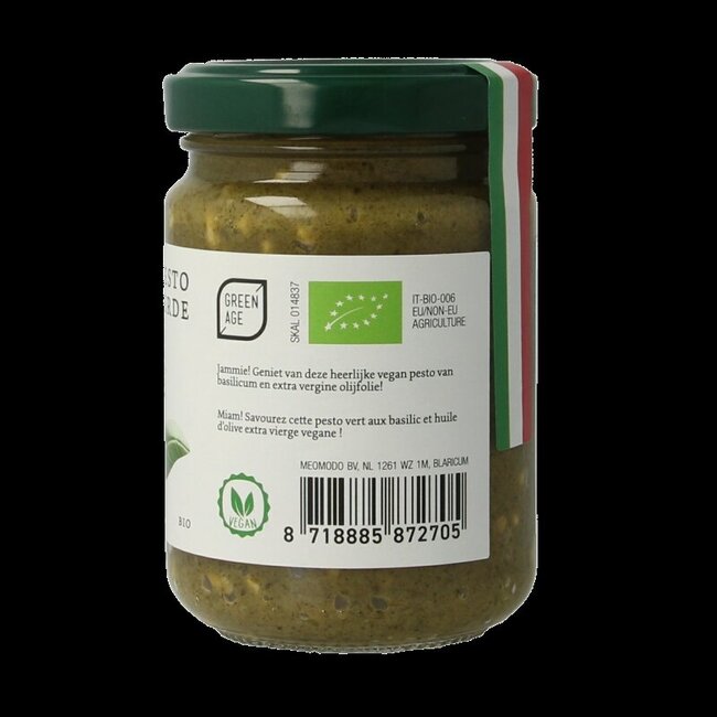 Greenage Groene pesto bio 140 Gram