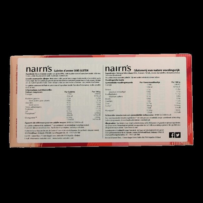 Nairns Oatcakes 213 Gram
