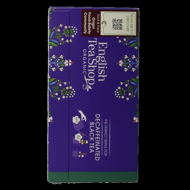 English Tea Shop Breakfast Déca Bio 20 Sachets