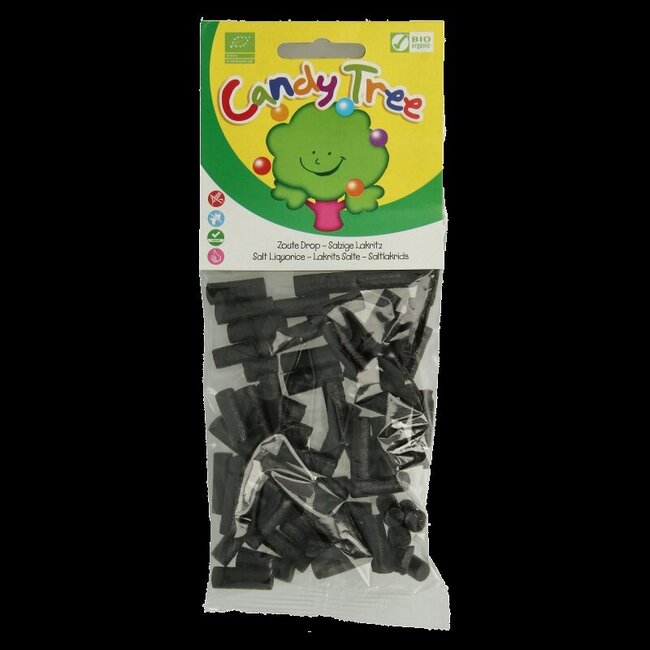 Dropjes zout glutenvrij bio 100 Gram