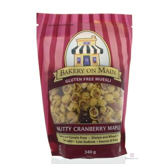 Bakery on Main Muesli nutty cranberry  340 Gram