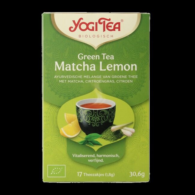 Green tea matcha lemon bio 17 Zakjes