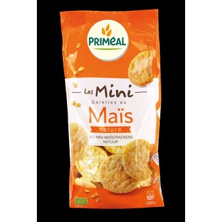 Primeal Primeal Mini galettes de maïs bio 150 grammes