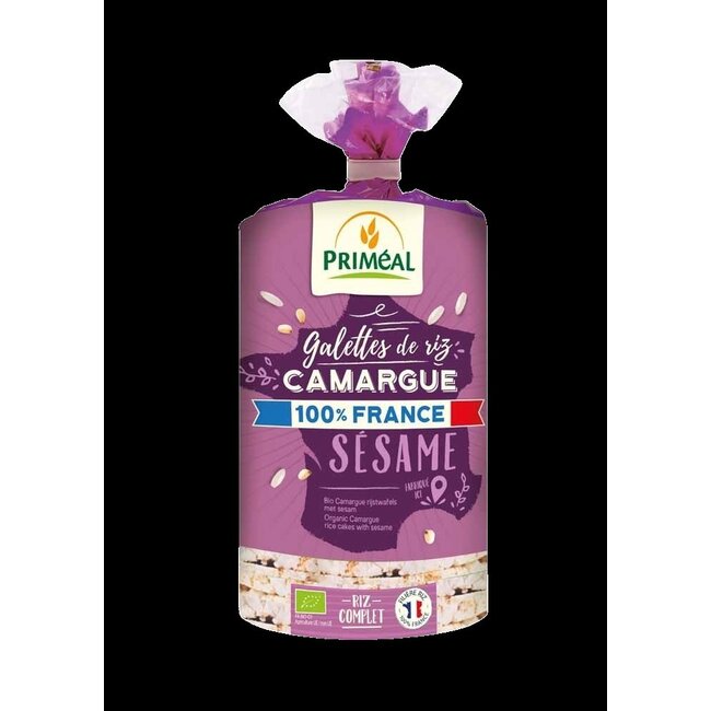 Primeal Rice cakes camargue with sesam bio 130 Gram
