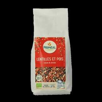 Primeal Priméal Mélange de lentilles et pois chiches bio 500 g