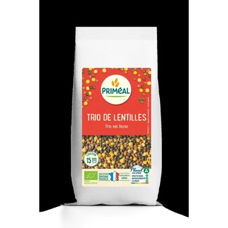 Primeal Trio de lentilles bio Priméal 500 g