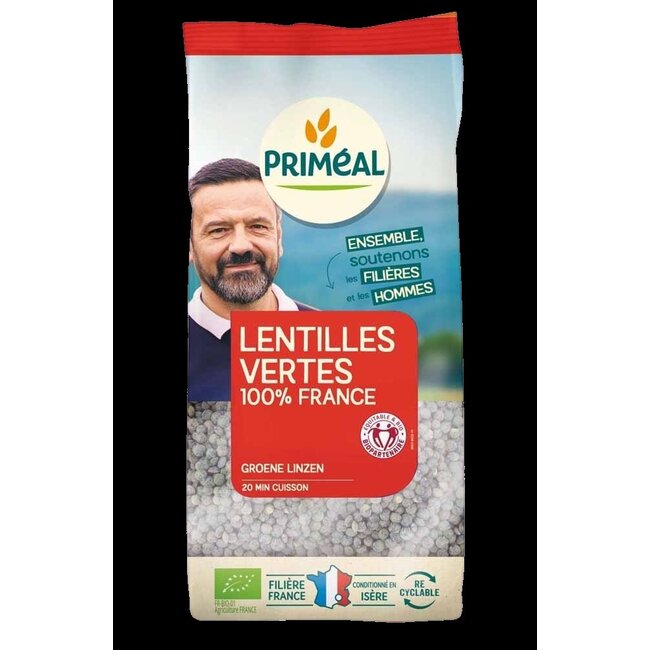 Linzen groen bio 500 Gram