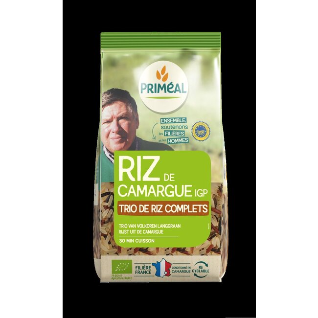 Rijst camargue trio bio 500 Gram