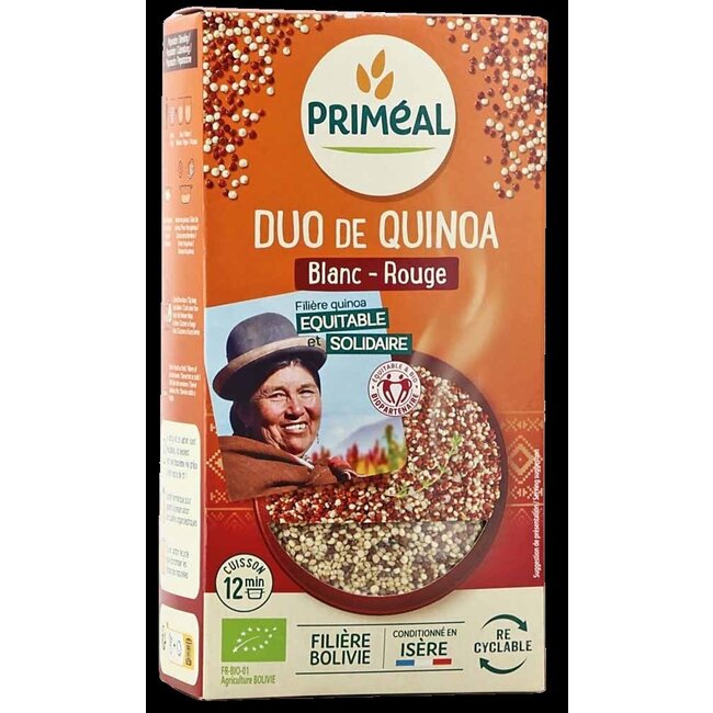 Primeal Quinoa duo wit en rood bio 500 Gram