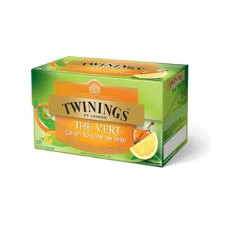 Twinings Thé vert Twinings citron et miel 20 sachets