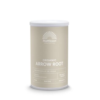 Mattisson Arrow root pijlstaartwortel poeder bio 190 Gram