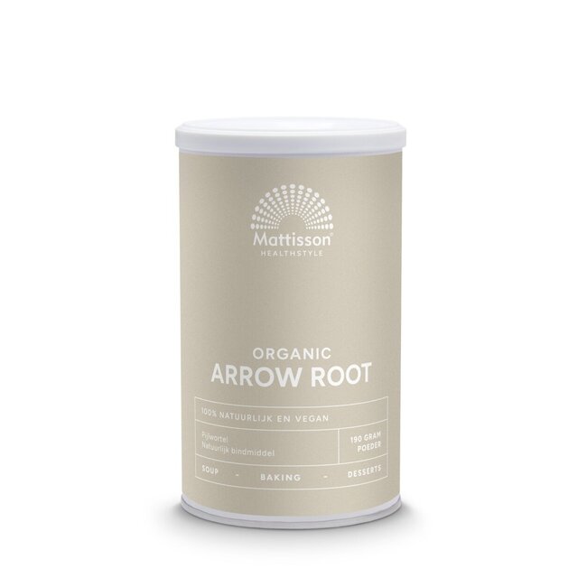 Arrow root pijlstaartwortel poeder bio 190 Gram
