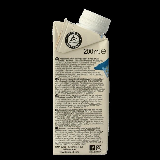 Lima Rice Cuisine Bio 200 ml