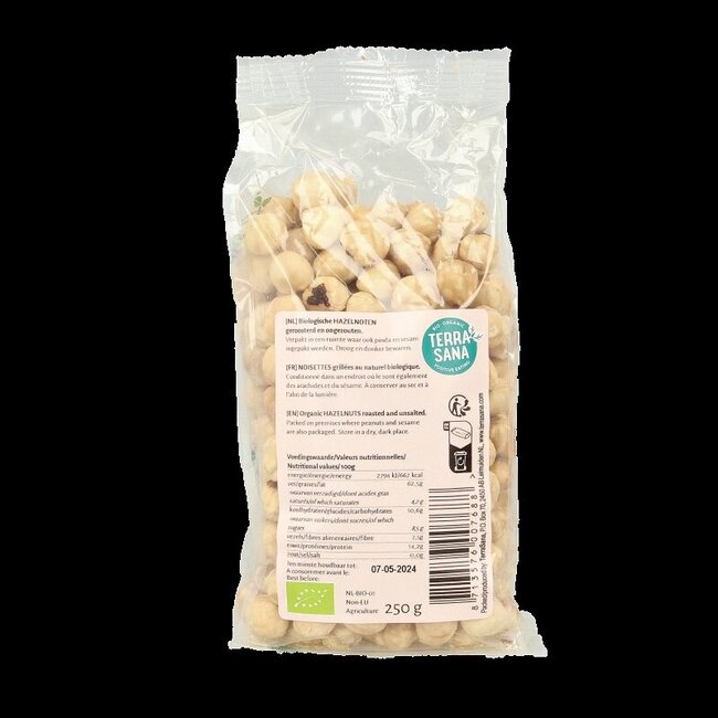 TerraSana Noisettes grillées bio 250 g