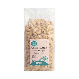 TerraSana Cashewnoten geroosterd met zout bio 750 Gram