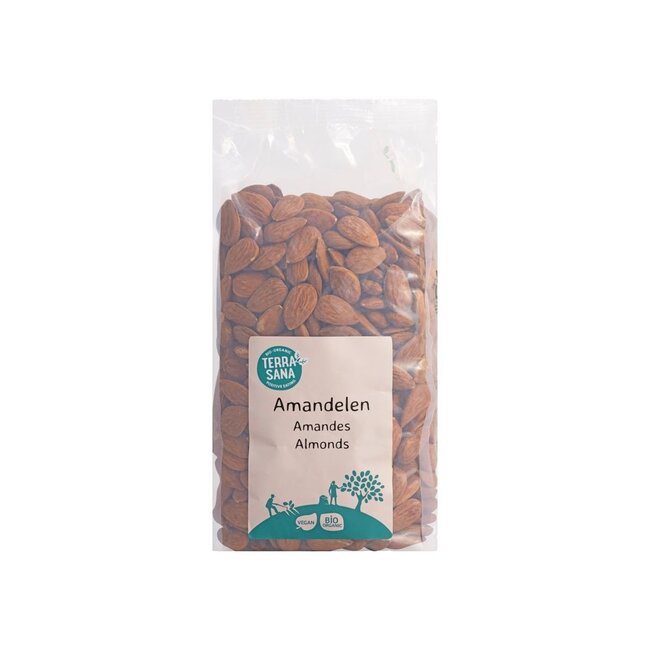 TerraSana RAW Amandelen bruin bio 750 Gram
