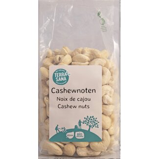 TerraSana TerraSana Cashewnoten ongeroosterd zonder zout bio 250 Gram